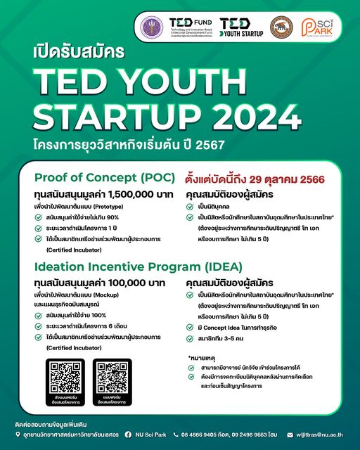 TED YOUTH STARTUP 2024